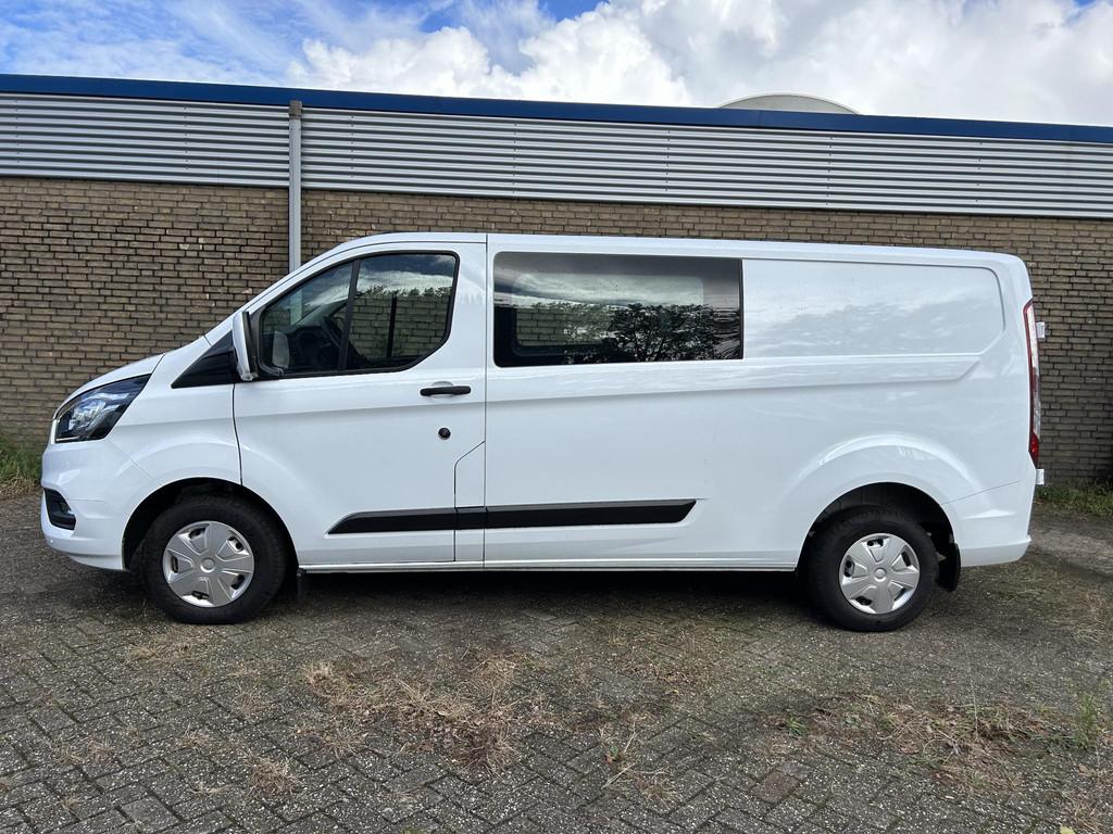 Ford Transit Custom 300 2.0 TDCI 130 pk L2H1 Trend Dubbele C, Voorwielaandrijving, Euro 6, 4 cilinders, Wit