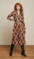 midi jurk King Louie/viscose, Kleding | Dames, Jurken, Overige kleuren, Verzenden, Zo goed als nieuw, King Louie