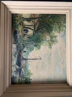 Oud Hollands Landschap Schilderij - 30 cm, Ophalen