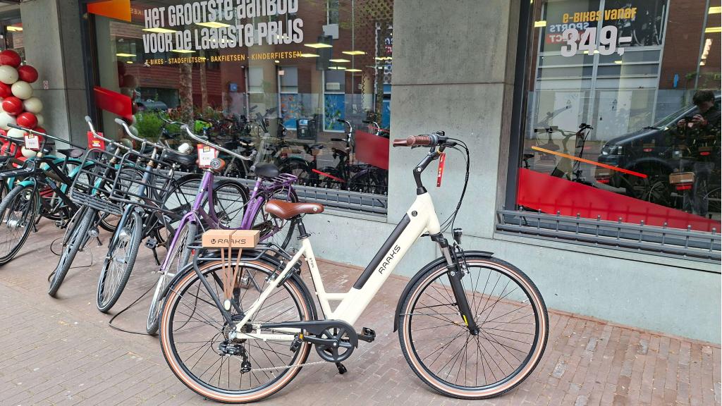 Fietshokje Raaks: Raaks Eton E-bike Creme, Niet ingevuld, Nieuw, Niet ingevuld, Niet ingevuld