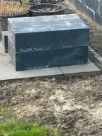 Stapelblokken antraciet, Tuin en Terras, Bielzen en Borders, Ophalen, Overige materialen, 25 cm of meer, Nieuw