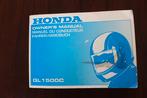 Honda GL1500C 1997 motorcycle owner's manual  handbuch, Ophalen of Verzenden, Honda