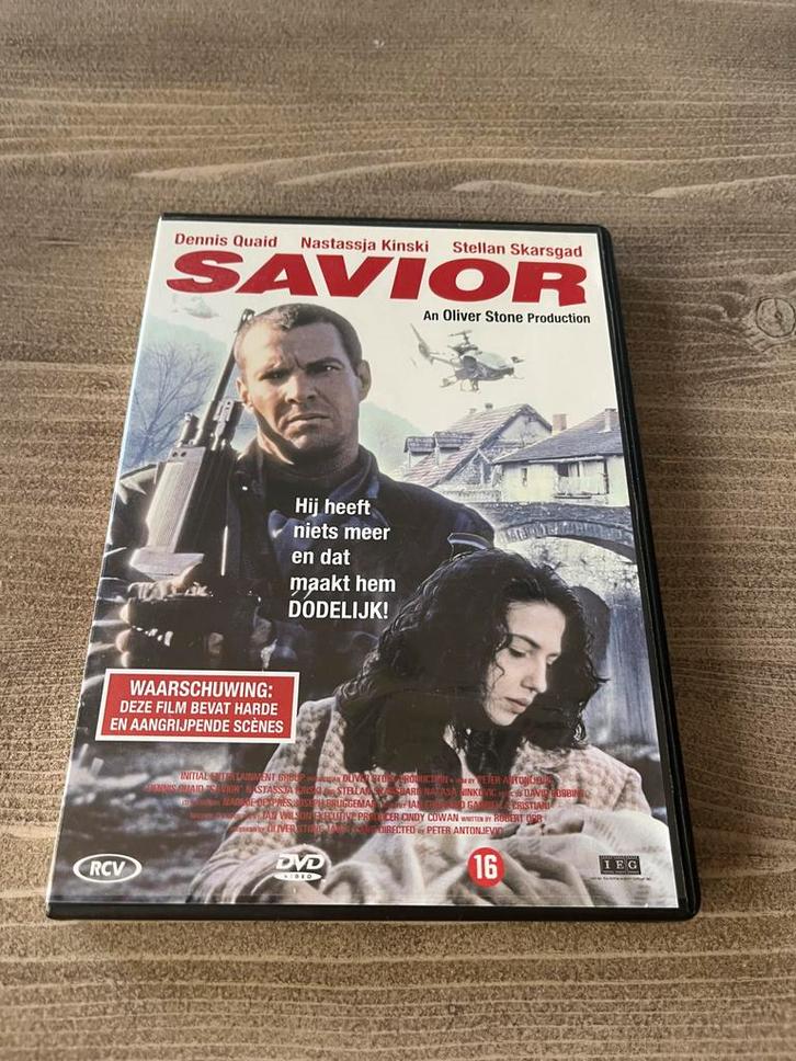Savior DVD - Dennis Quaid, Nastassja Kinski, Stellan Skarsga, Cd's en Dvd's, Dvd's | Thrillers en Misdaad, Gebruikt, Actiethriller