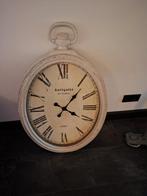 Grote witte klok, Huis en Inrichting, Woonaccessoires | Klokken, Ophalen of Verzenden, Wandklok