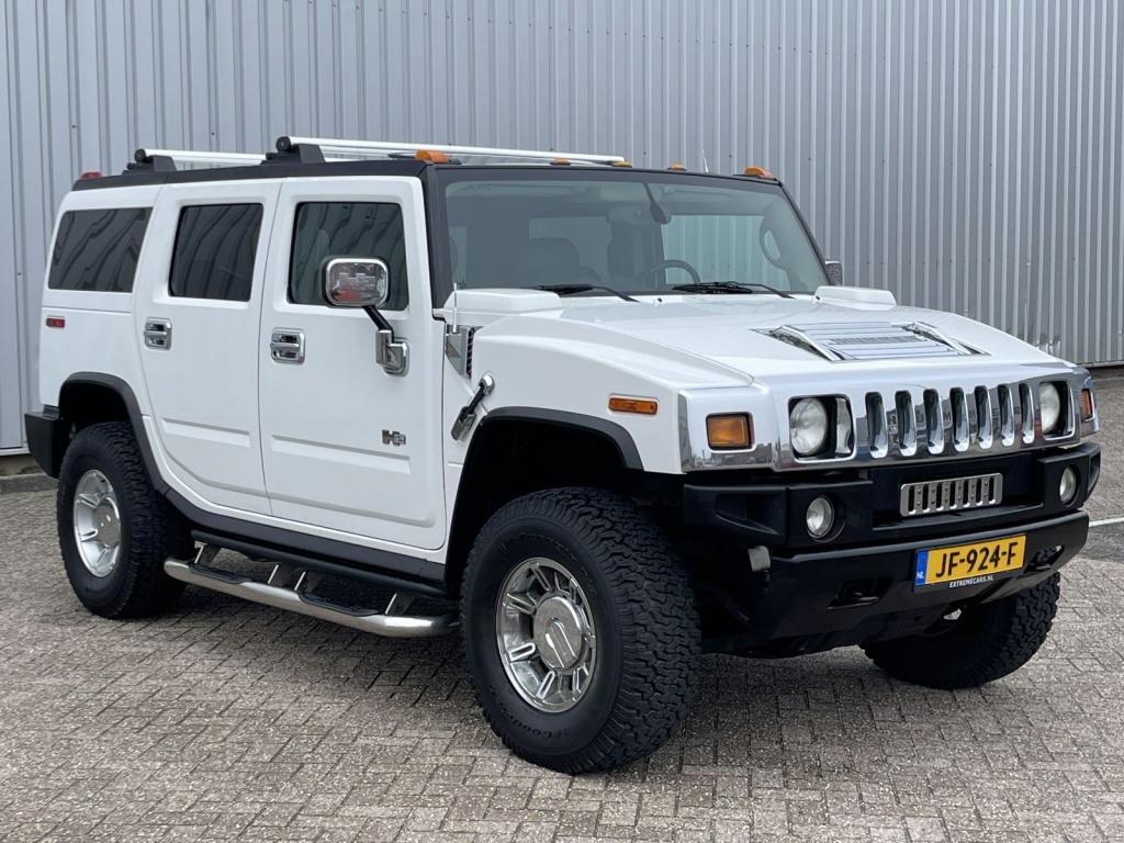 Hummer H2 6.0 V8 (bj 2004, automaat), Auto's, Automaat, 3055 kg, Gebruikt, 320 pk