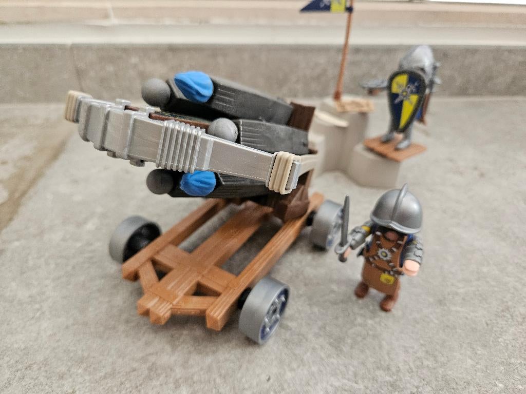 Playmobil Novelmore Ridders met waterballista 70224, Ophalen of Verzenden, Zo goed als nieuw, Complete set