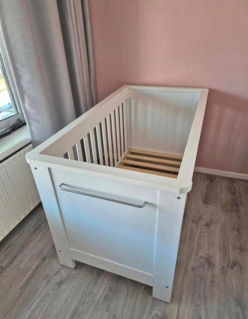 Wit Cabino ledikant (60x120 cm) voor babykamer, Ophalen, Gebruikt, Ledikant