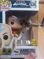 Funko Pop Aang met Momo (Glow in the Dark) - Avatar 534, Ophalen of Verzenden