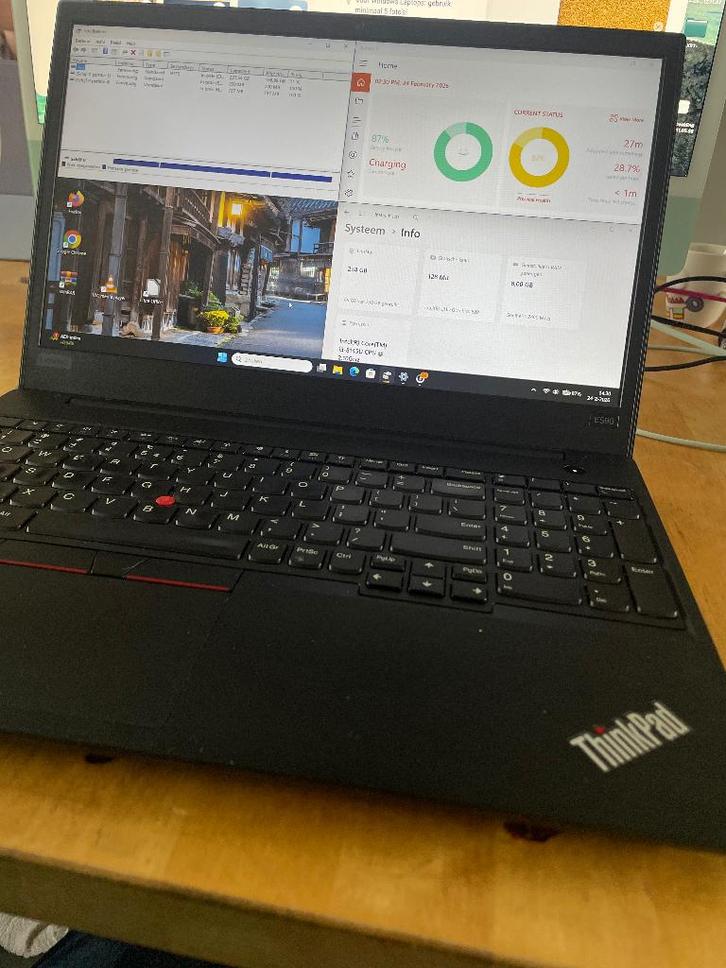 Lenovo Thinkpad  voor school of administratief, Computers en Software, Windows Laptops, Refurbished, 15 inch, SSD, 2 tot 3 Ghz