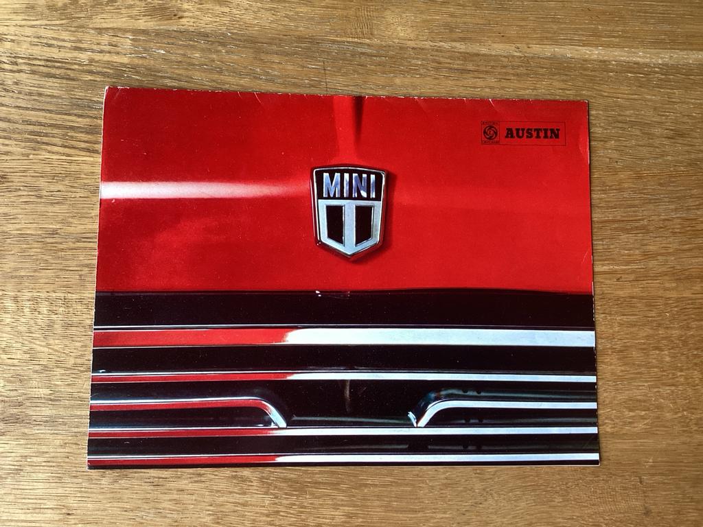Originele Austin Mini Brochure - Uw Type Auto 1970, Ophalen of Verzenden, Gelezen, Overige merken