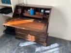 Engelse Secretaire Eikenhout, Huis en Inrichting, Ophalen, Gebruikt, Eiken