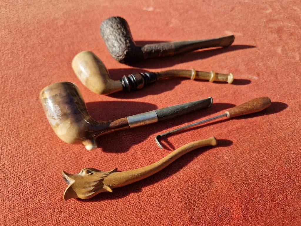 Pijpen en pijpstopper, Ophalen of Verzenden, Gebruikt, (Water)pijp