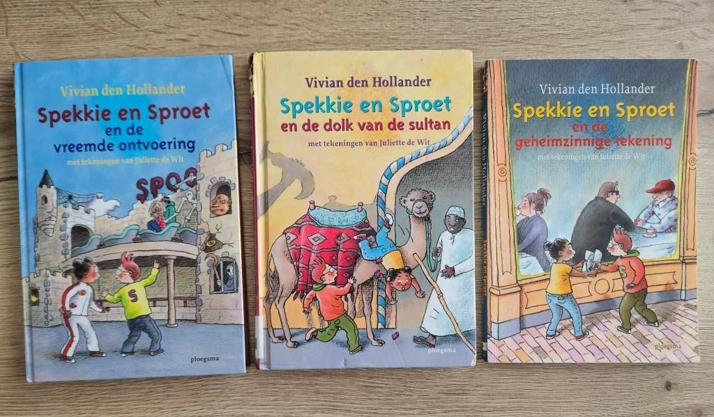 3x Vivian den Hollander - Spekkie en Sproet, Ophalen of Verzenden, Gelezen, Vivian den Hollander, Fictie algemeen