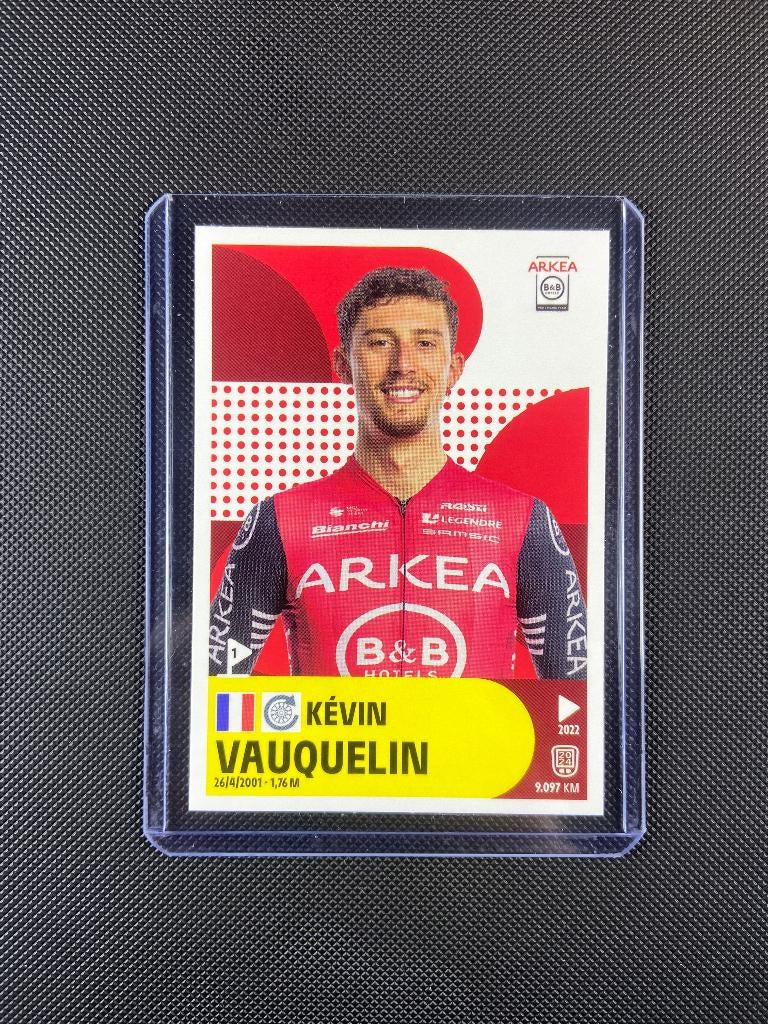 Kevin Vauquelin Panini Tour de France 2025 Sticker, Verzenden, Zo goed als nieuw, Overige sporten, Poster, Plaatje of Sticker