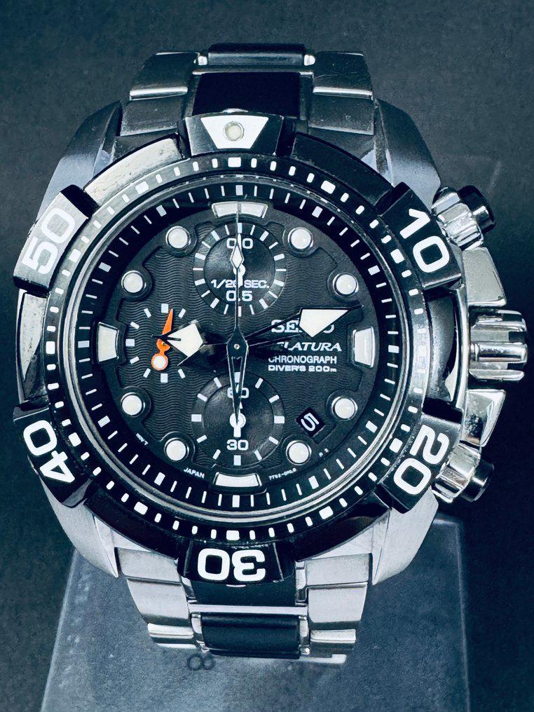 Seiko Velatura Chronograph, Ophalen, Gebruikt, Staal, Polshorloge