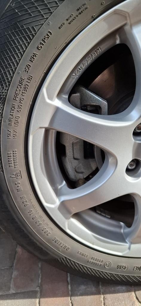 Kia Nero winterbanden met lichtmetalen velgen, Auto-onderdelen, Banden en Velgen, Ophalen, Gebruikt, 16 inch, Banden en Velgen