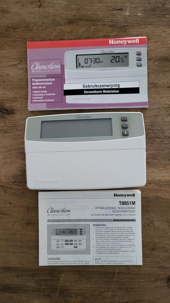 Honeywell Chronotherm T8851M klokthermostaat, Doe-het-zelf en Verbouw, Thermostaten, Ophalen of Verzenden