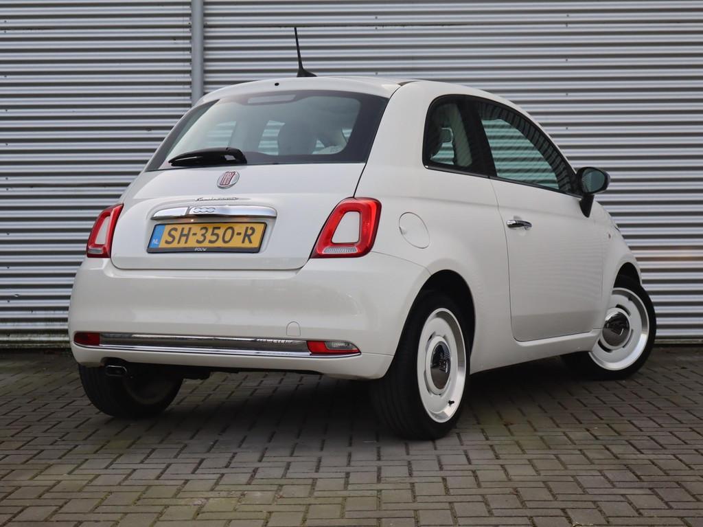 Fiat 500 0.9 TwinAir Turbo 80pk Anniversario | Panoramadak |, Auto's, Fiat, Voorwielaandrijving, 12 maanden, Stof, Gebruikt