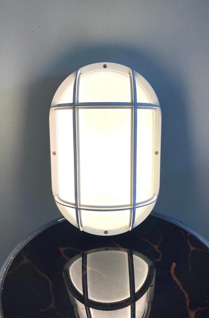 Professionele bunkerlamp Defa Noorwegen IP65 en IK10 bulleye, Minder dan 50 watt, Wandlamp, Aluminium, Ophalen of Verzenden