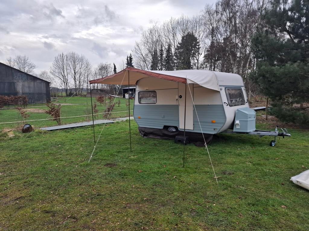 Vintage caravan, Gebruikt, Munster, Verzenden, .