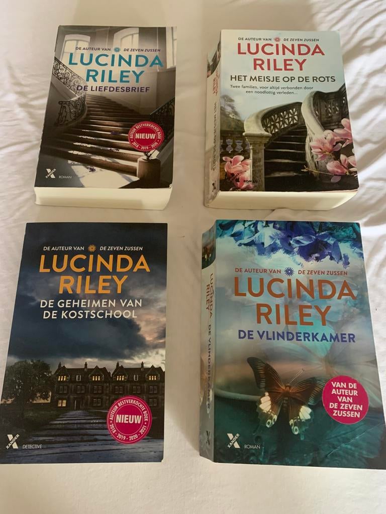 4 boeken van Lucinda Riley, Boeken, Ophalen of Verzenden, Zo goed als nieuw