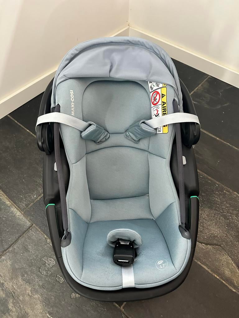 Maxi-Cosi Coral 360 met FamilyFix 360 Isofix Base, Kinderen en Baby's, Autostoeltjes, Ophalen, Verstelbare rugleuning, Gebruikt