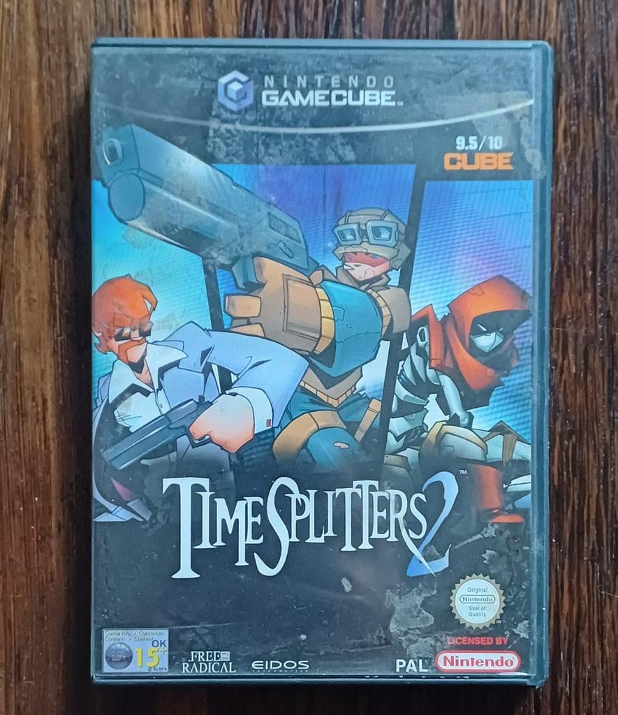TimeSplitters 2 - Nintendo GameCube, Spelcomputers en Games, Games | Nintendo GameCube, Gebruikt, Shooter, Ophalen of Verzenden