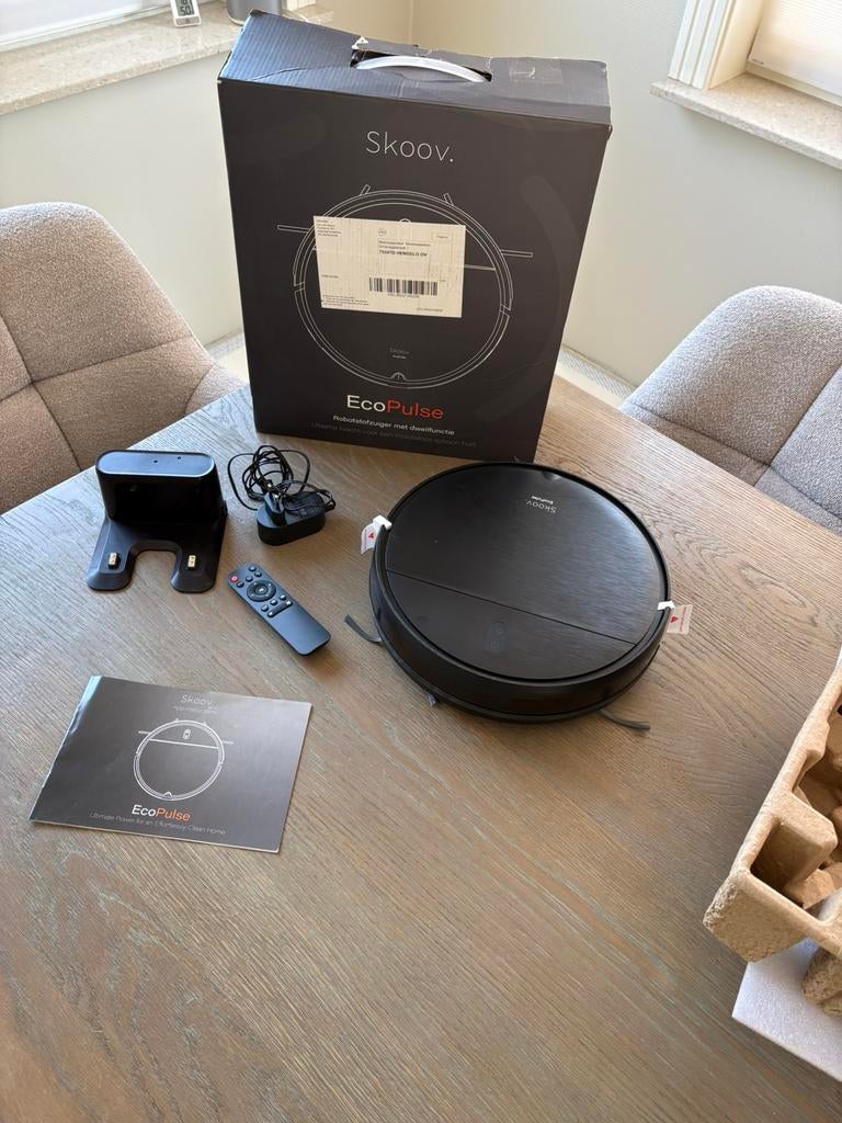 Skoov Ecopulse Robotstofzuiger met dweilfunctie, Gebruikt, !, Ophalen of Verzenden, Skoov