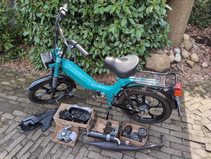 Tomos A35 opbouw project, Fietsen en Brommers, Brommers | Tomos, Zo goed als nieuw, Standard, Maximaal 25 km/u, Ophalen