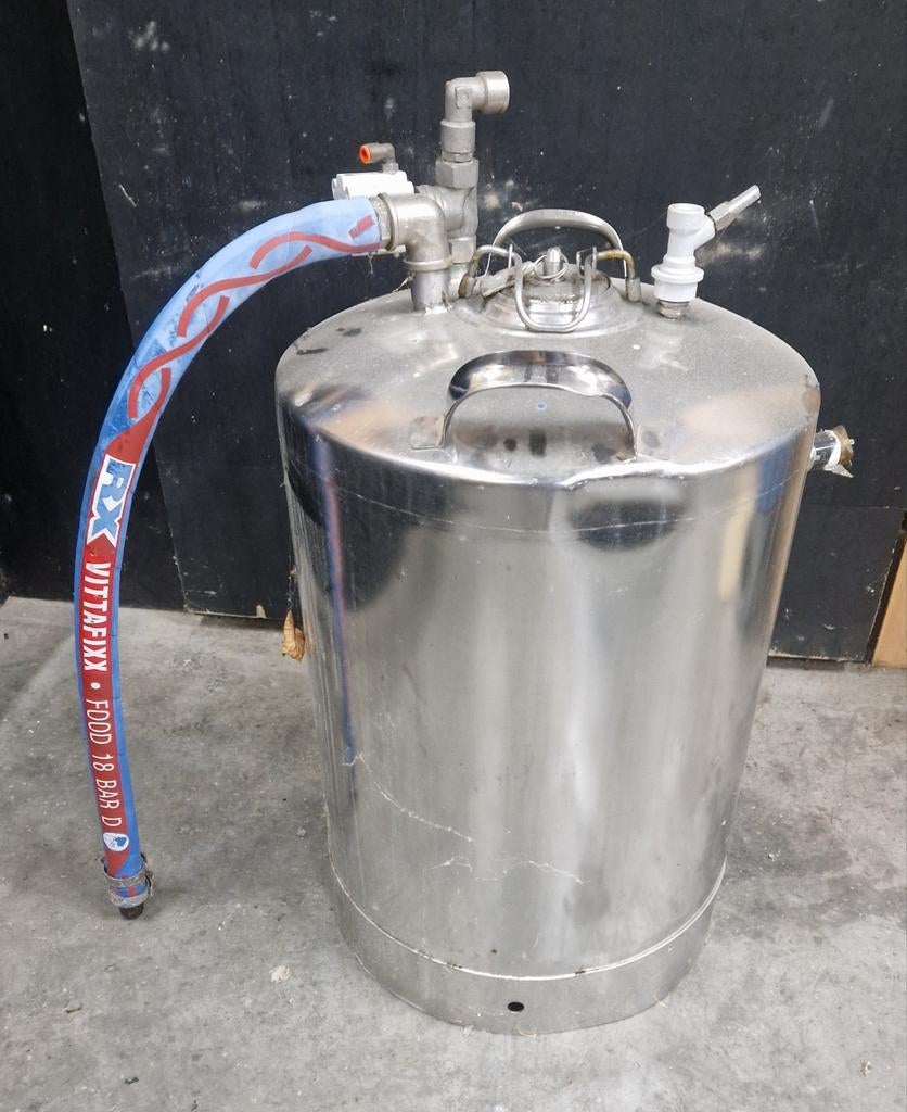 Rvs drukvat 50 L, Doe-het-zelf en Verbouw, Ophalen