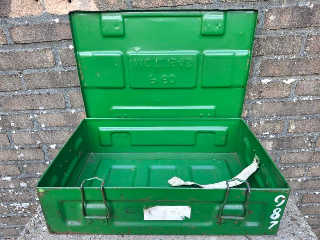 Zeldzame Engelse  25 Ponder AP shot P60 kist, Verzamelen, Militaria | Tweede Wereldoorlog, Ophalen of Verzenden, Engeland, Kist of Geocache