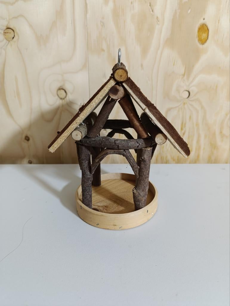 Klein vogelhuisje van hout, Ophalen of Verzenden