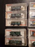 10 x wagon Fleischmann piccolo ovp, Gebruikt, Gelijkstroom, Fleischmann, Wagon
