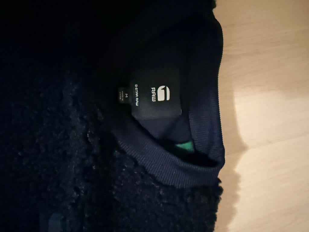 G-Star RAW Teddy Sweater - Maat M, Ophalen, Zo goed als nieuw, Maat 48/50 (M), Blauw