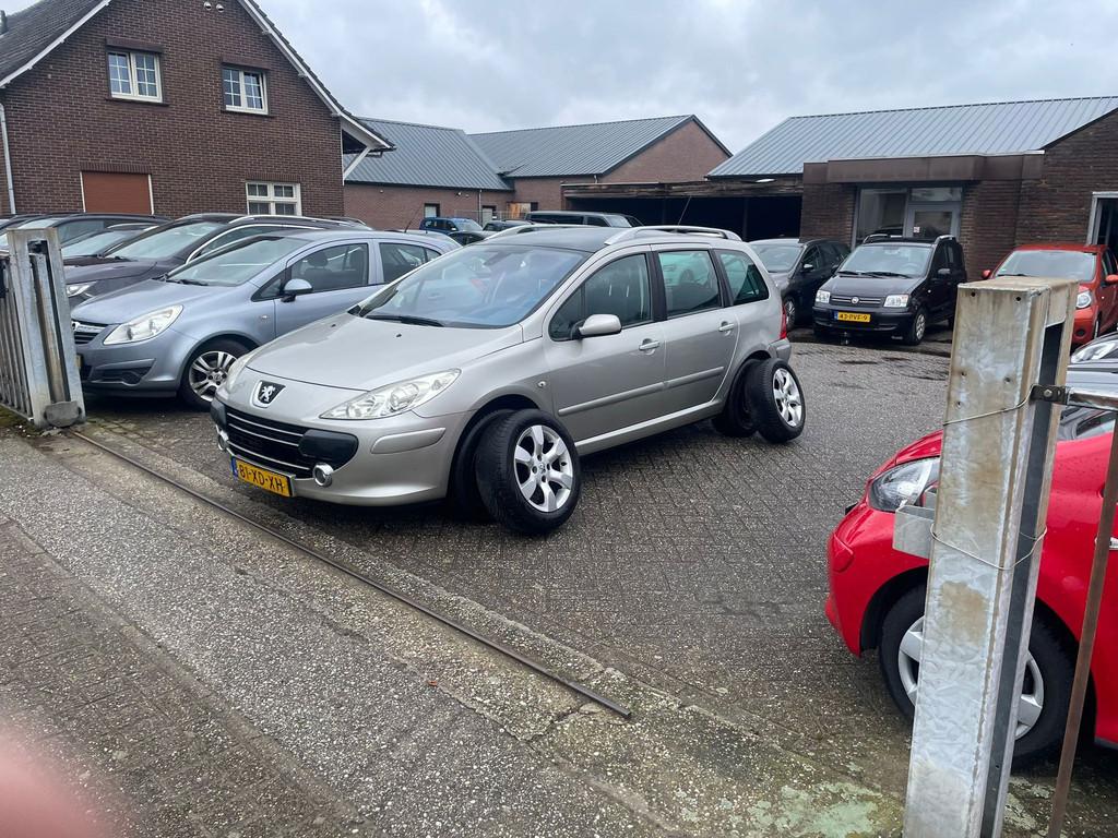 Peugeot 307 SW 1.6-16V Premium, Stof, Gebruikt, Zwart, 4 cilinders