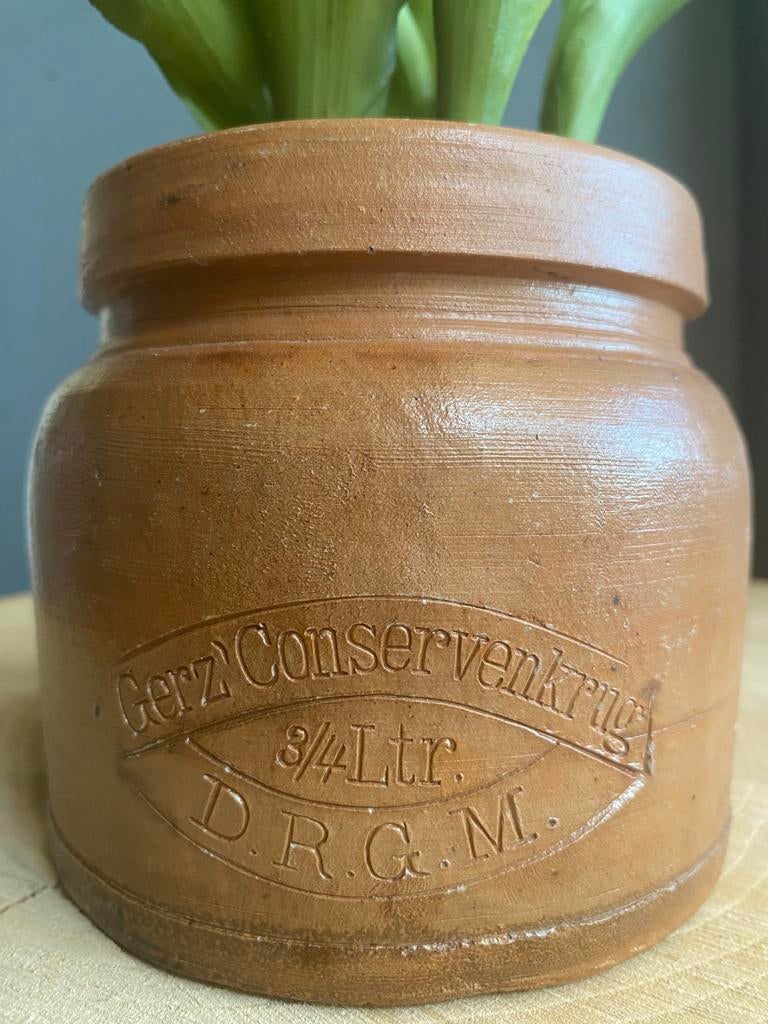 Gerz Conservenkrug - D.R.G.M!, Ophalen of Verzenden