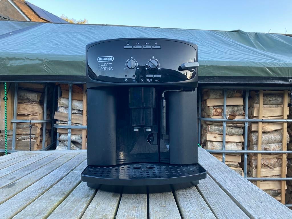 Delonghi koffiemachine espressomachine, Ophalen, Koffiemachine, Koffiebonen, Zo goed als nieuw