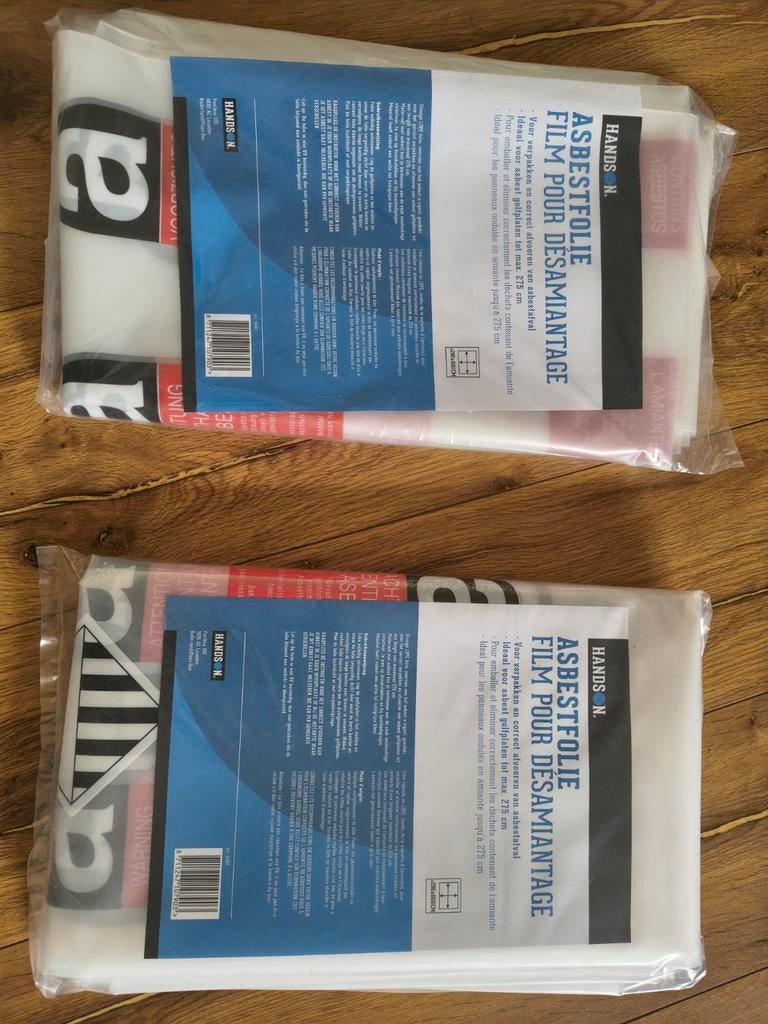 2x Asbestfolie 290x600 cm, Minder dan 4 cm, Overige materialen, Nieuw, Ophalen of Verzenden