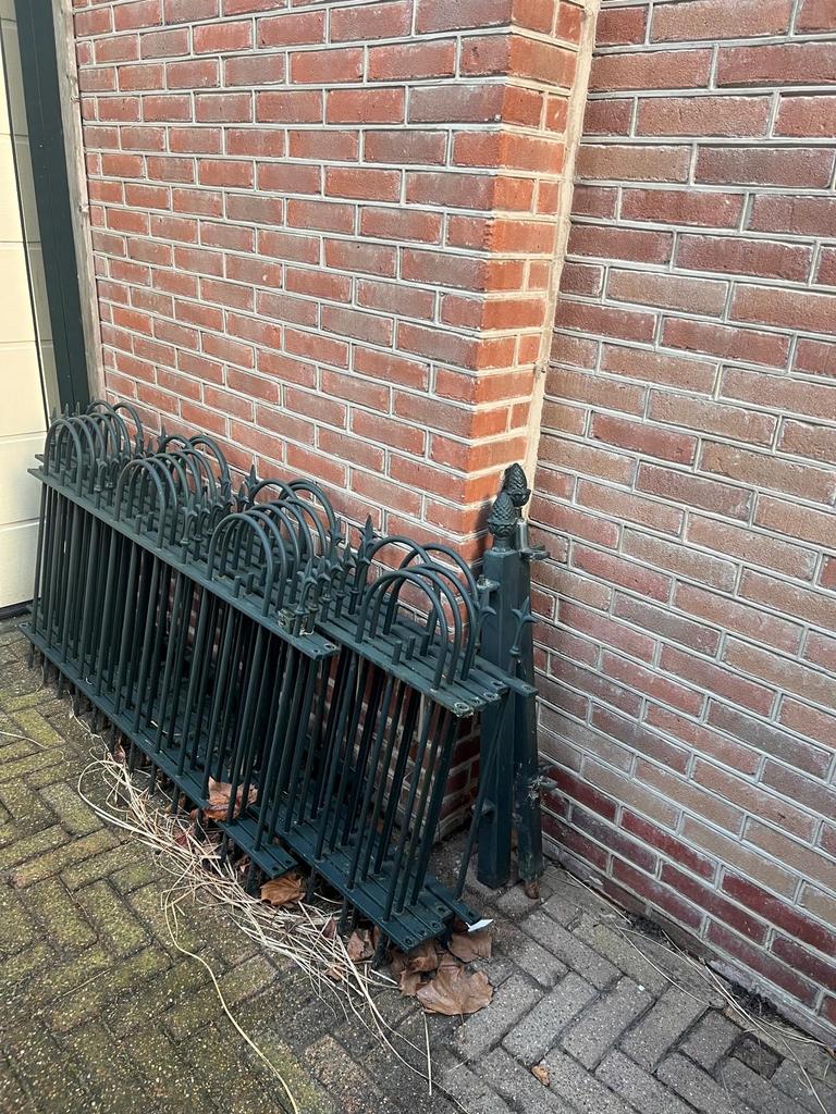 Sierhekwerk - hekwerk, Tuin en Terras, Tuinhekken en Hekwerk, Ophalen, Gebruikt, IJzer, Sierhekwerk