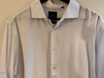 wit linnen overhemd Tresanti 45, Ophalen of Verzenden, Zo goed als nieuw, Wit, Halswijdte 43/44 (XL)