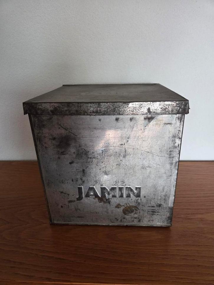 Vintage Jamin blik uit 1969 - Authentiek verzamelobject, Verzamelen, Blikken, Gebruikt, Overige, Overige merken, Ophalen