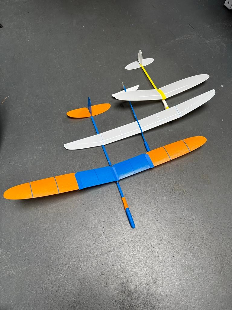 3D geprinte zweefvliegtuigen, Hobby en Vrije tijd, Modelbouw | Radiografisch | Vliegtuigen, Ophalen of Verzenden, Gebruikt, Overige typen