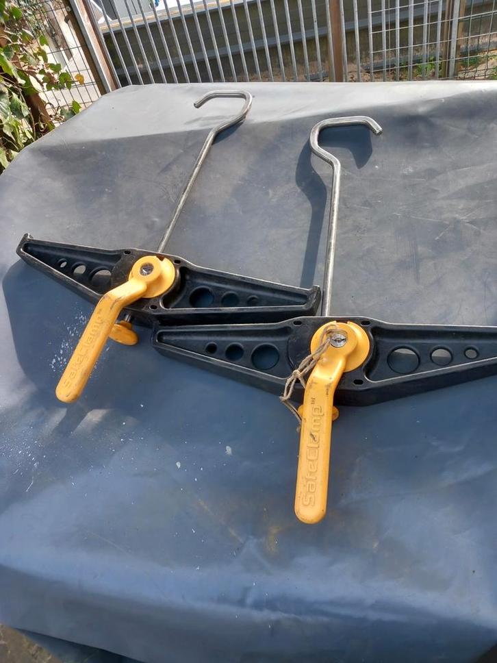 Rhino SafeClamp dakdrager klemmen voor ladder, Auto diversen, Dakdragers, Zo goed als nieuw, Ophalen of Verzenden