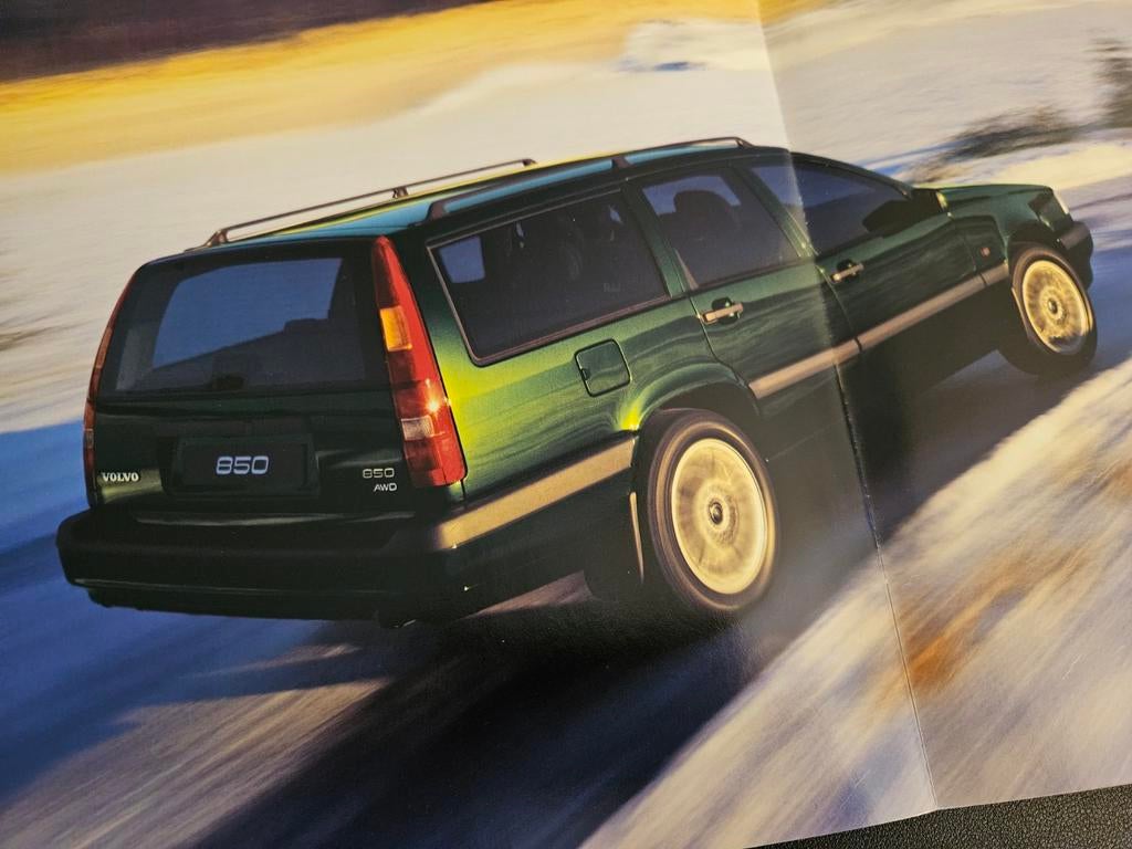 Brochure Volvo 850 AWD 1997 Zwitsersland, Ophalen of Verzenden, Zo goed als nieuw, Volvo