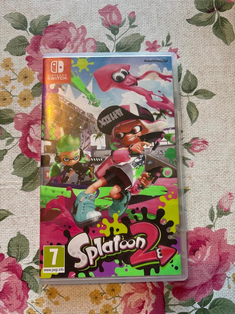 Splatoon 2 Nintendo Switch spel, Spelcomputers en Games, Gebruikt, Shooter, 1 speler, Eén computer