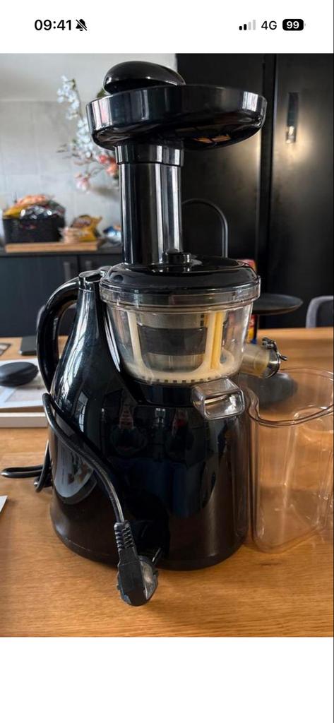 Hurom sapcentrifuge, weinig gebruikt, Ophalen of Verzenden, Gebruikt, Elektrisch, Slowjuicer