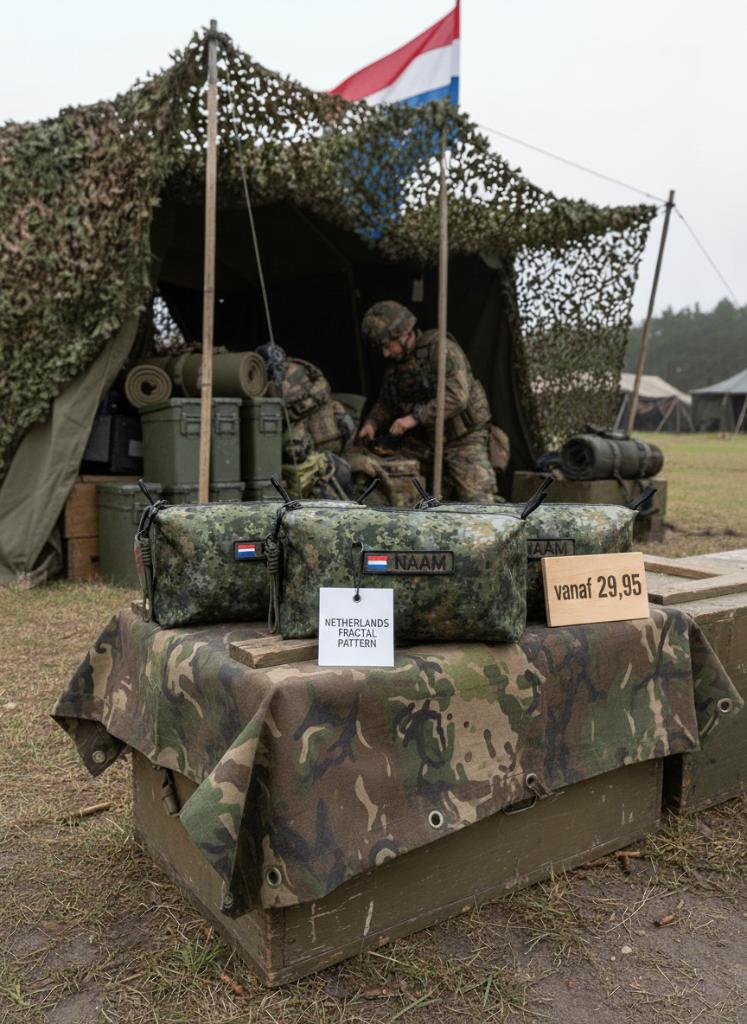 Stoere Tactische Reis- / Toilettas – NFP, Verzamelen, Militaria | Algemeen, Verzenden, Landmacht, Nederland, Overige typen