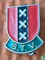 Broche S.T.V. Stichting Amsterdam Voetbal, Verzamelen, Speldjes, Pins en Buttons, Ophalen of Verzenden, Zo goed als nieuw, Sport