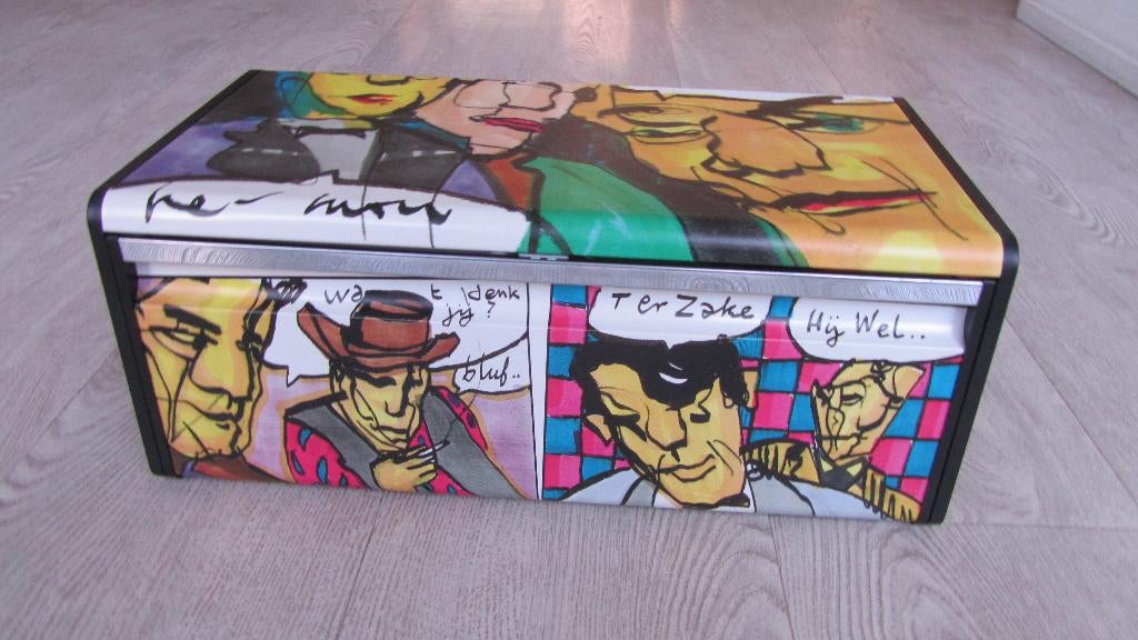 Herman Brood (1949-2001)-Broodtrommel met opdruk-Brabantia, Verzenden