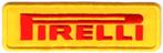 Pirelli stoffen opstrijk patch embleem #1, Ophalen of Verzenden, Nieuw